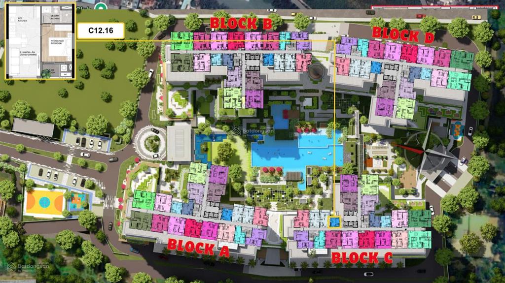 Căn hộ studio dự án elysian 34.7m2, view hồ bơi, giá 2,5 tỷ (102%) thanh toán 30% nhận nhà