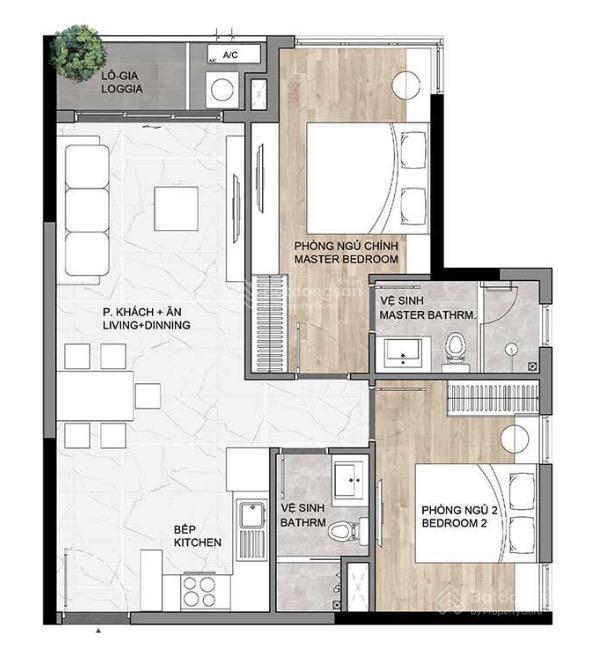 Gd1 căn góc elysian 2pn 2wc 68m², ban cong hướng đông, giá chỉ 4.850 tỷ, thanh toán 30% nhận nhà.