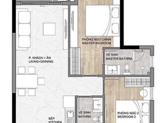Gd1 căn góc elysian 2pn 2wc 68m², ban cong hướng đông, giá chỉ 4.850 tỷ, thanh toán 30% nhận nhà.