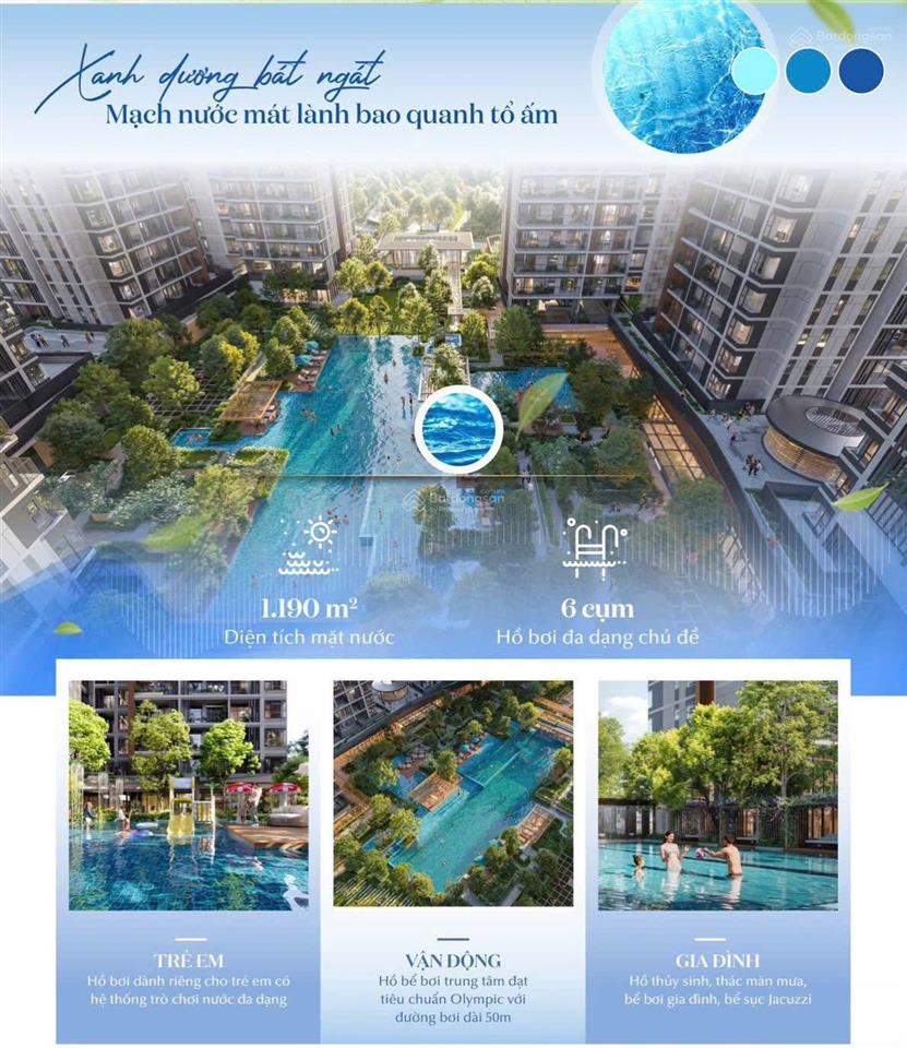 Căn hộ hoa hậu đẹp 2 pn 88m2 elysian, có ô đậu xe ô tô, giá 5,850 tỷ, bancony dài view hồ bơi