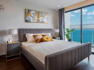 Sập hầm căn 2pn diện tích lớn bàn giao full nội thất tầng cao  view biển đẹp và rộng  có ban công