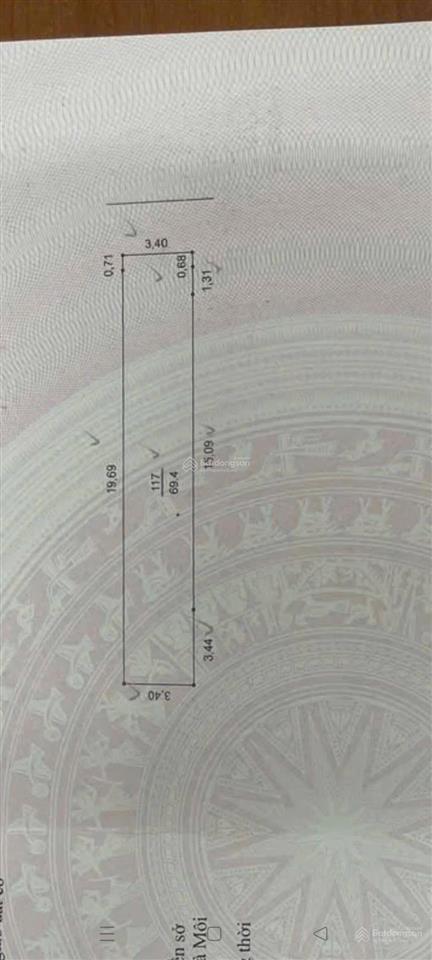 Bán nhà mặt phố tại tam trinh, 400 triệu / m2, 134 m2, mặt tiền 6.7m, đường mở 40m, đang gpmb