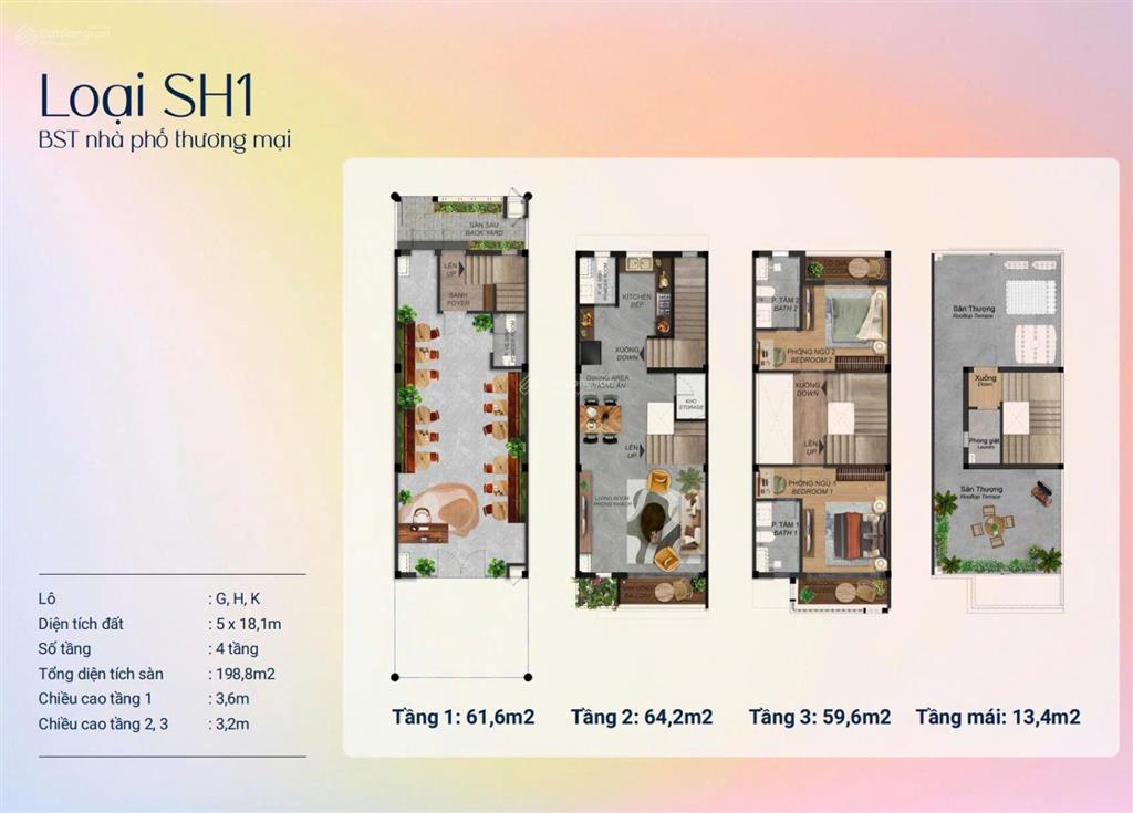 Bán gấp cặp shophouse spring ville đối diện clubhouse