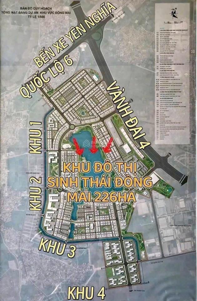 Cc bán gấp lô đất dv đồng mai 50m2, 6,6 tỷ, view kđt sinh thái đồng mai