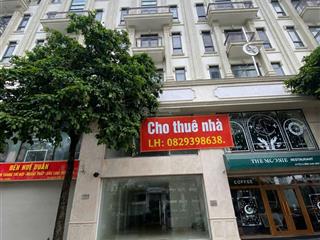 Cho thuê lk himlam  tố hữu  hà đông, 100m2 x 7 tầng, mt 7m. thông sàn, thang máy, pccc,...