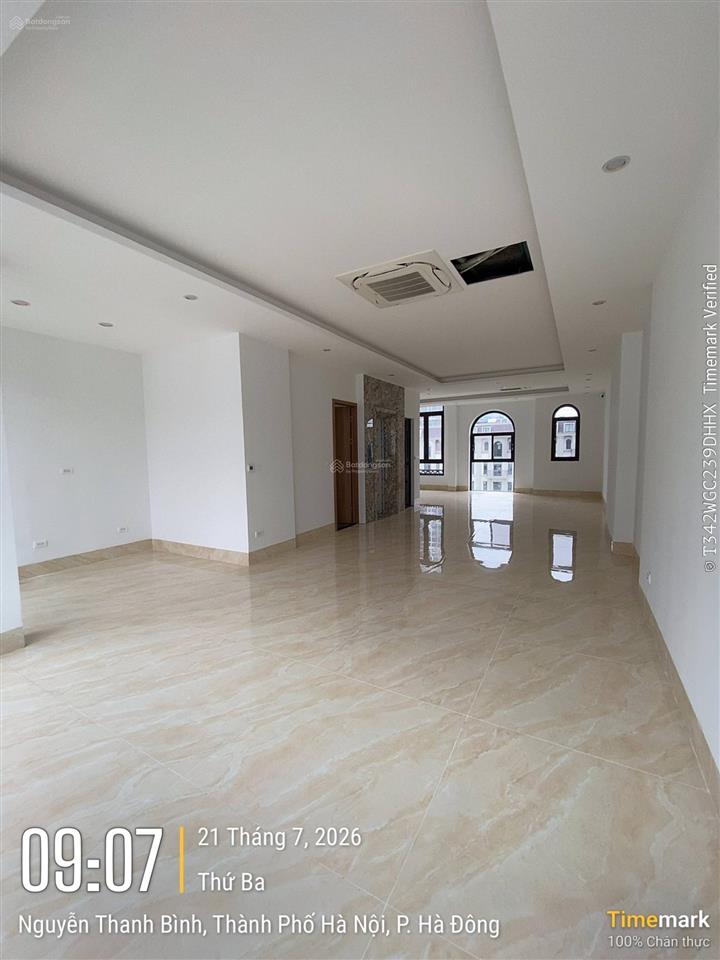 Cho thuê lk himlam  tố hữu  hà đông, 100m2 x 7 tầng, mt 7m. thông sàn, thang máy, pccc,...