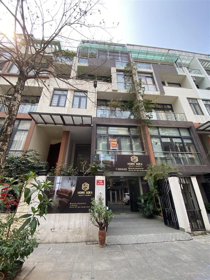 Cho thuê lk hd mon hàm nghĩa  mỹ đình. 120m2 x 6 tầng, 1 hầm, mt 6m. thông sàn, thang máy, pccc