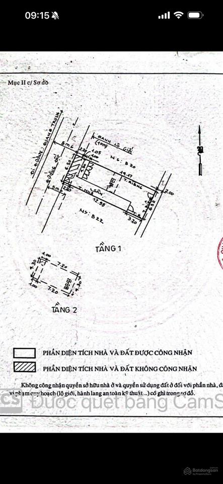 Hxh phạm văn bạch, tân sơn, ngang 6.5m hiếm