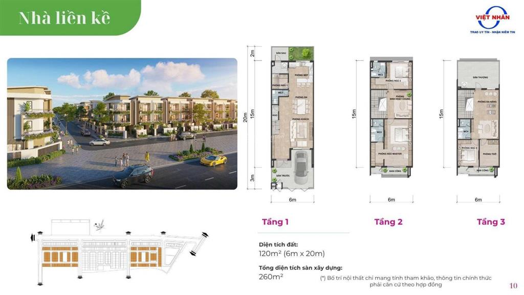 Sở hữu căn liền kề 3 tầng 120m2 tại casa bonita vsip nghệ an, tk hiện đại, phù hợp đầu tư dài hạng
