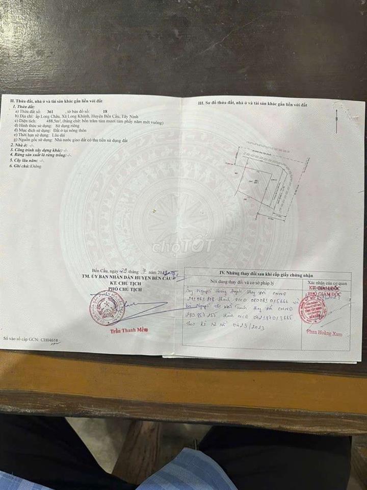 thổ cư hai mặt tiền