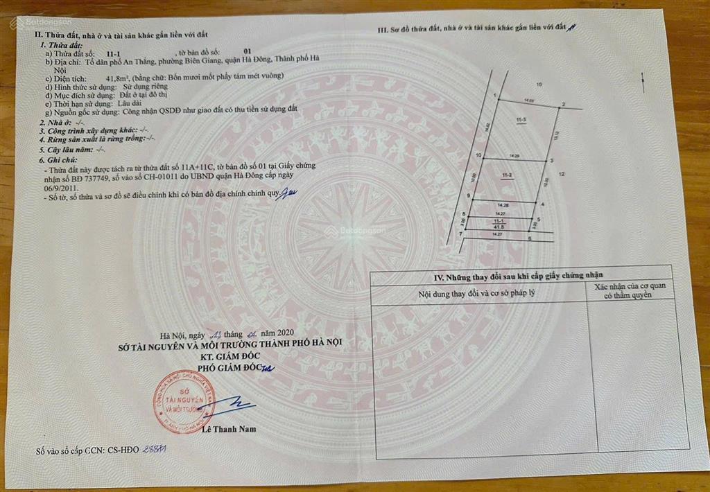 Bán 48m an thắng, biên giang, trục kinh doanh, giá nhỉnh 4 tỷ.  0989 462 ***