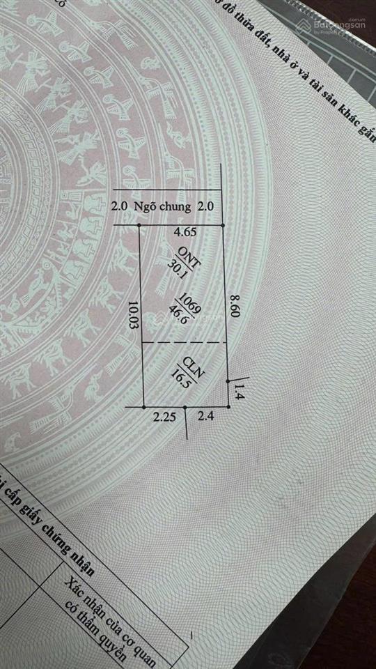 Bán 46m đất phượng đồng ô tô đỗ gần, giá nhỉnh 2 tỷ.  0989 462 ***