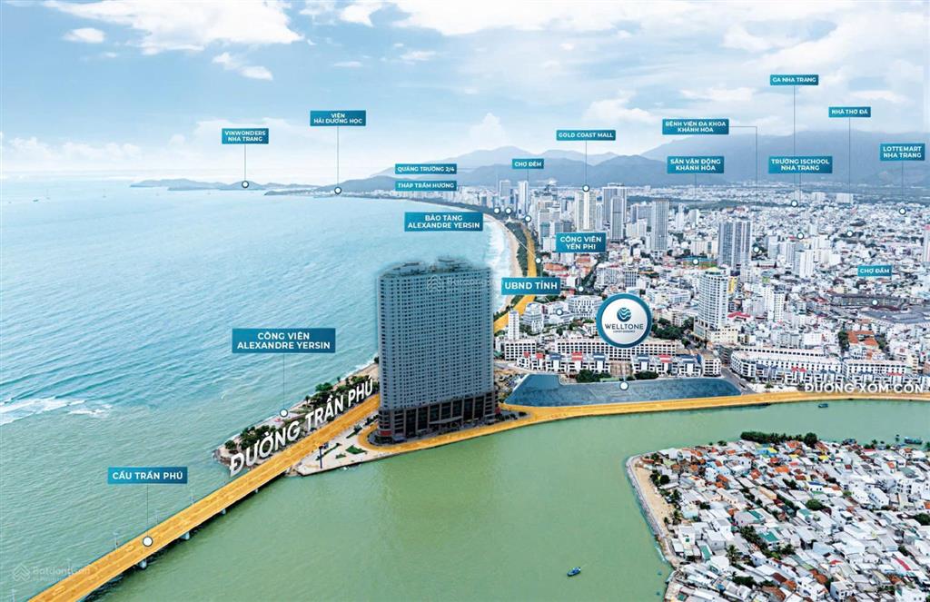 Hàng hiếm! căn góc tầng cao tại welltone luxury nha trang hướng đông nam thoáng mát
