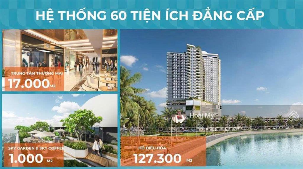 Chỉ 1 tỷ 580 tr sở hữu căn hộ view biển full nội thất sổ đỏ lâu dài  hacom tower tại khánh hoà