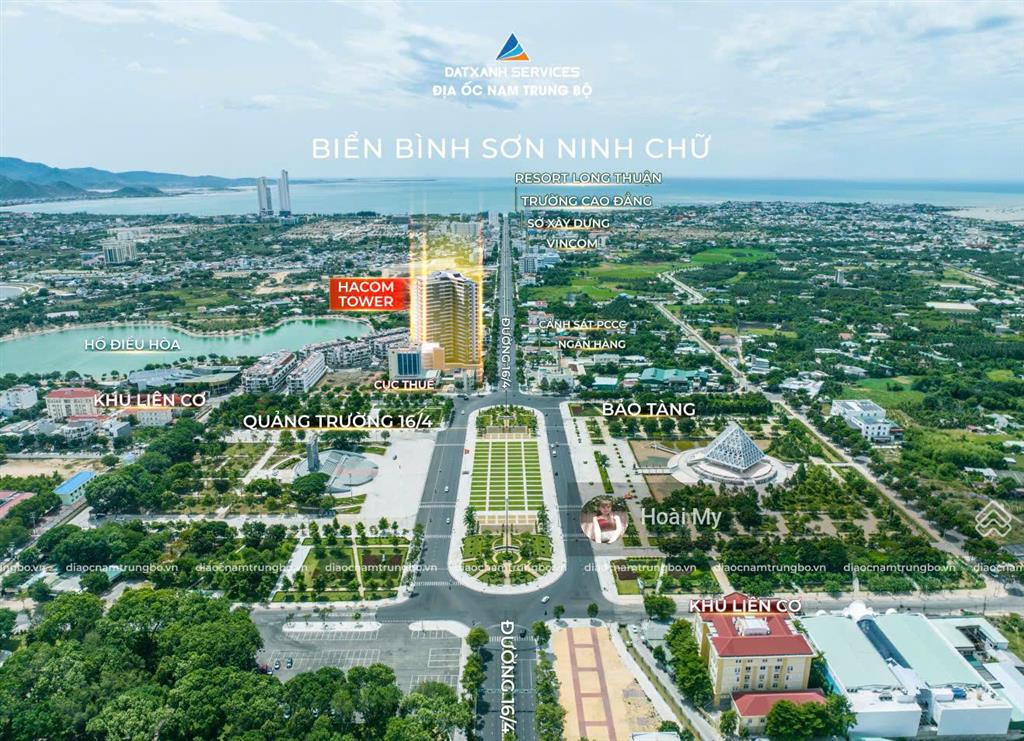 Chỉ 1 tỷ 580 tr sở hữu căn hộ view biển full nội thất sổ đỏ lâu dài  hacom tower tại khánh hoà