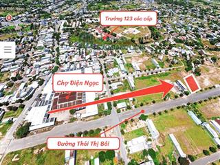 Cần bán lô mặt tiền đường 27m trục thông cổng chợ thái thị bôi dt 168m2 chỉ 4,4 tỷ .  0904 333 ***