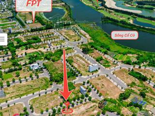 [chỉ 3.45 tỷ] sở hữu ngay lô đất 100m2 sát fpt gần sông thoáng mát