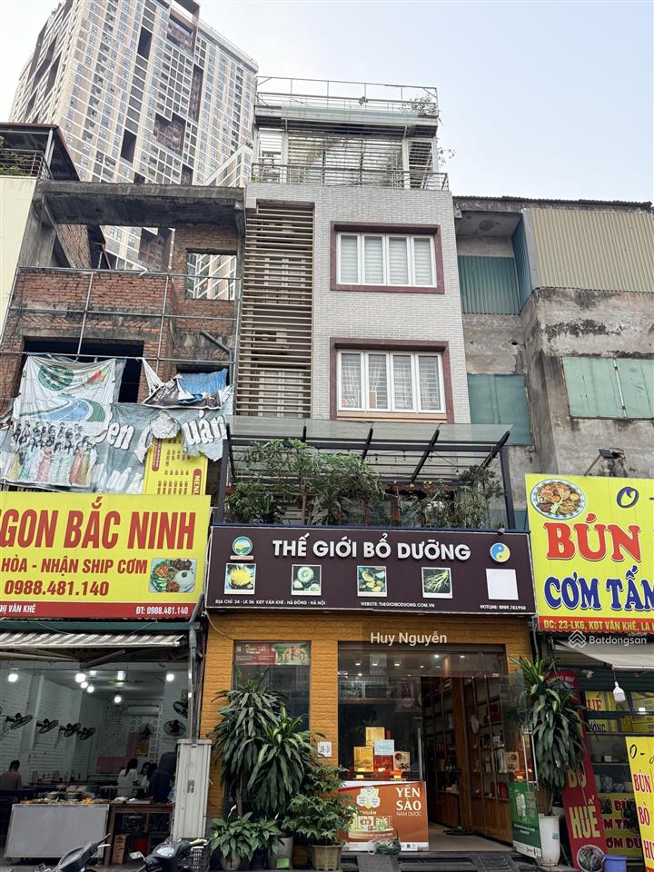 16.5 tỷ nhà hoàn thiện lk kđt văn khê 85m2 x 5t, mt 5m, chủ cần bán gấp, trục thông.  0982 880 ***