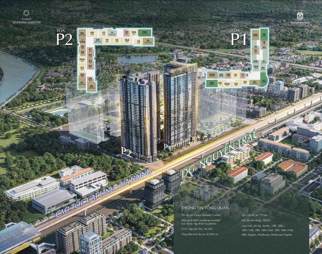 (CAO CẤP) Mở Bán chung cư Mas lumie Ha Noi Seson Garden 39m - 150m(1PN -4PN) 120tr/1m phun nội thất 3 hầm bể bơi 4 Mùa