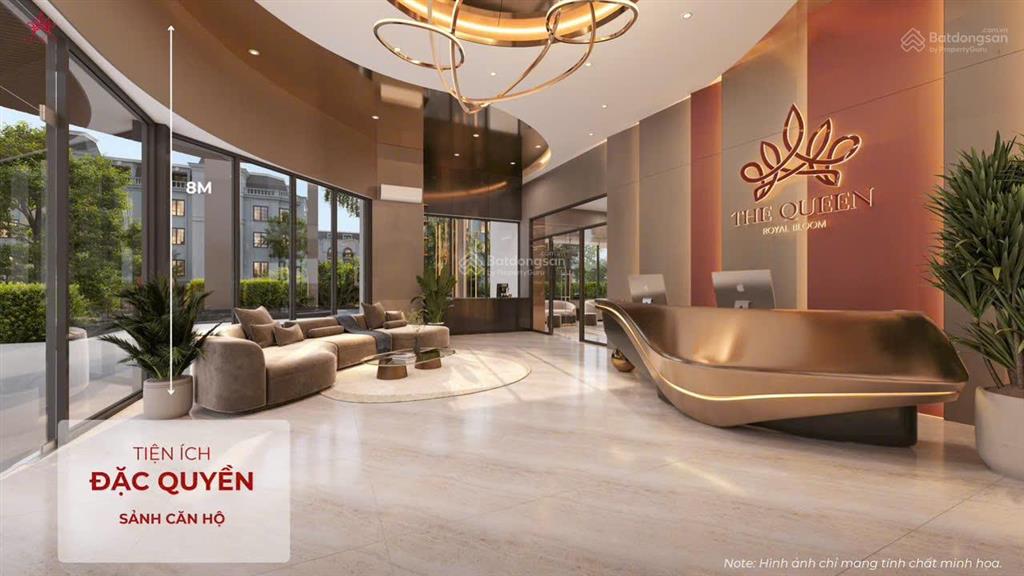 Bán căn hộ the queen, 8,67 tỷ, 102m2, 3pn, 2wc, giá tốt hot