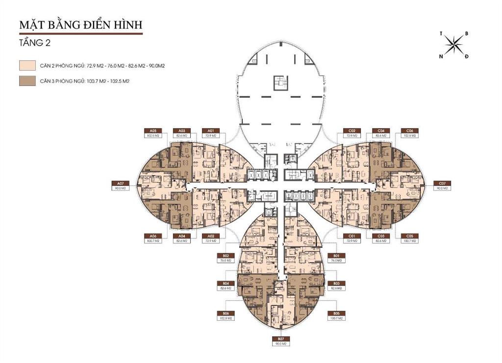 Bán căn hộ the queen, 8,67 tỷ, 102m2, 3pn, 2wc, giá tốt hot