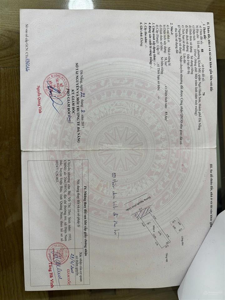 Bán nhà cấp 4 nguyễn đình chiểu, khuê mỹ mặt tiền 5.2m giá tốt