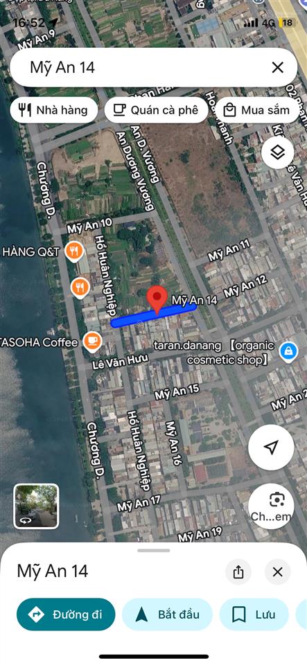 Chính chủ bán lô đất mỹ an 14, sát đài bắn pháo hoa giá tốt