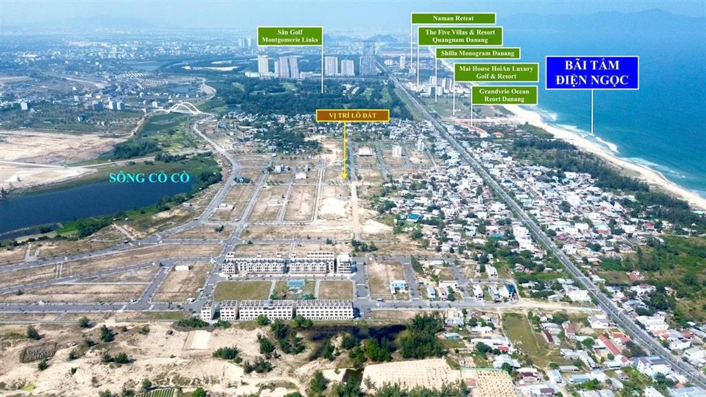 Bán cặp đất biển sát sân golf, đường 10,5m, giá cho nhà đầu tư thời điểm hiện tại