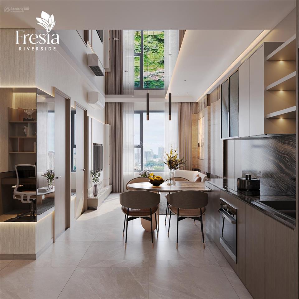 Căn hộ đã cất nóc fresia ven sông biên hoà
