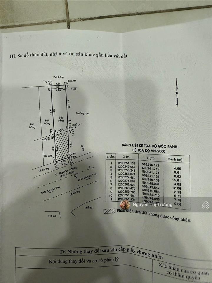 Bán mặt tiền phạm văn chiêu  gò vấp.ngang 4m85 vị trí đẹp