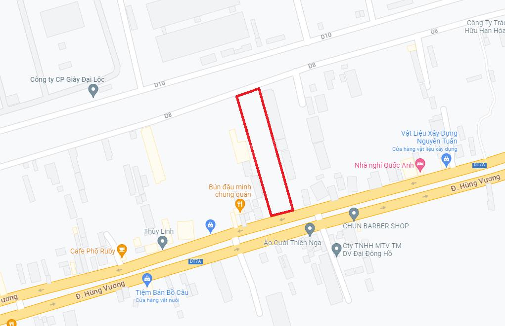 Đất 2 mt hùng vương ~5000m2, 300m2 thổ cư, p. tây nam tp. hồ chí minh (bến cát cũ)