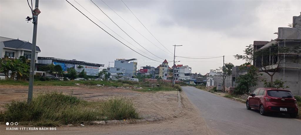 Lô góc view trung tâm thương mại duy nhất đang chào bán tại khu đấu giá khau da, thủy nguyên, hp