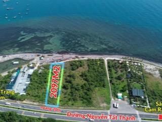 Siêu phẩm mặt biển đất quy hoạch thương mại lâu dài 2097m2 mt 20m nguyễn tất thành  sđt 0931 897 ***