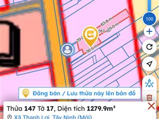 Cần bán đất mặt tiền đường 830