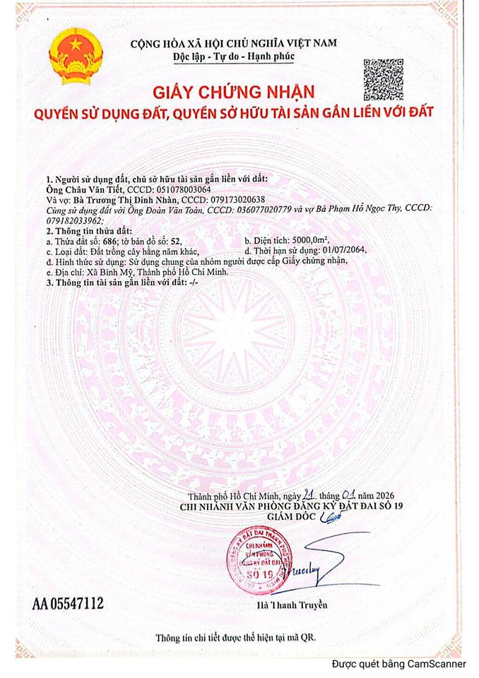 Cần sang nhượng 04 lô đất liền kề đường võ văn bích, xã bình mỹ, tp. hcm. sổ hồng từng lô