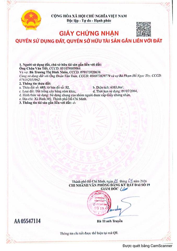 Cần sang nhượng 04 lô đất liền kề đường võ văn bích, xã bình mỹ, tp. hcm. sổ hồng từng lô