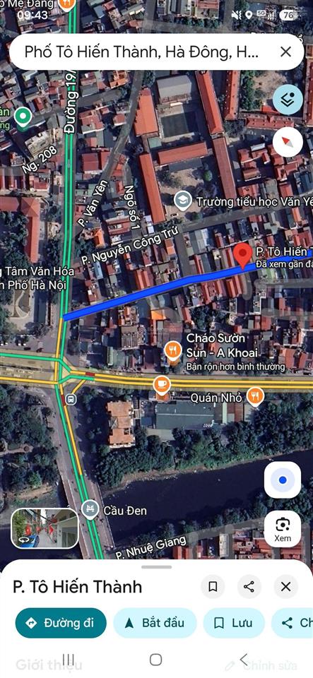 Bán nhanh giảm hơn tỷ nhà 67m2 mặt phố tô hiến thành hà đông,gần ngay vườn hoa hà đông còn 16ty6