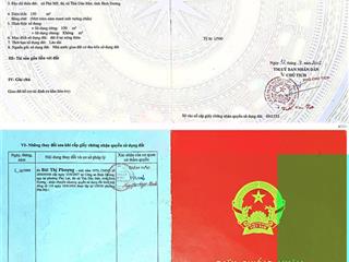 Bán đất đối diện kcn sóng thần 3.đại đăng khu tdc phú mỹ. dt 7,5x20 full tc. xây dựng tự do, sổ sẵn