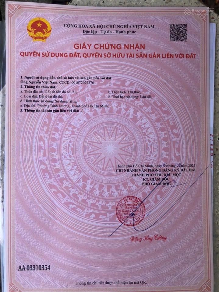 Vị trí cực đẹp nằm trong khu vực phát triển nhất tại thành phố mới, dt 5,9x20m full tc, gần vsip2