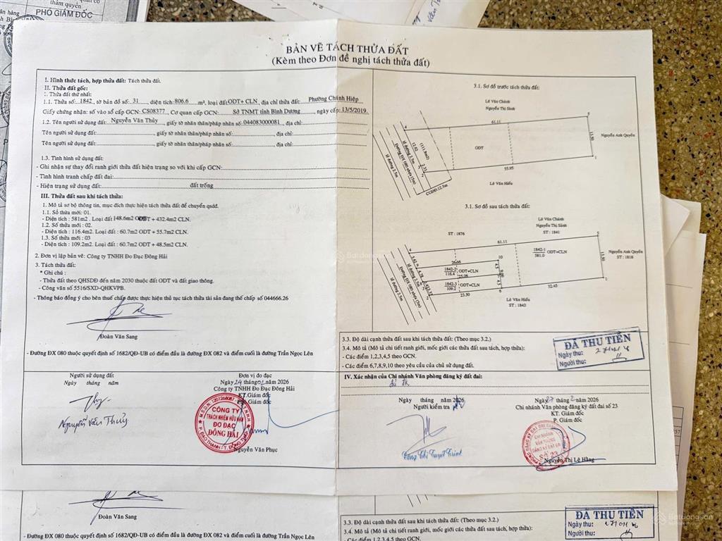Bán đất đường nhựa lớn nối bệnh viện phương chi tới bệnh viện 1500 giường, dt 13x61m tc 270m2