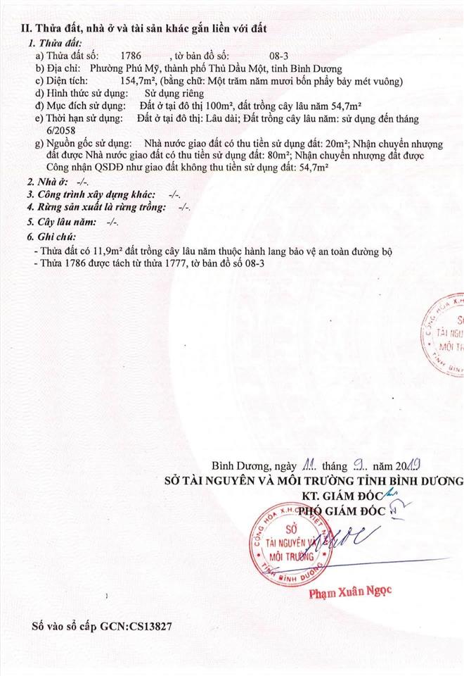 Bán đất mặt tiền kinh doanh đường dx13 gần chợ phú mỹ, dân nhập cư nhiều, phát triển,dt 155m2 100tc