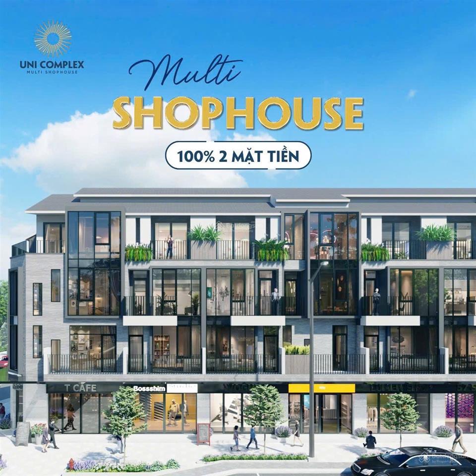 Nhà phố thương mại uni complex thành phố mới cách ga metro 500m gần siêu thị aeon mall, cổng vsip2
