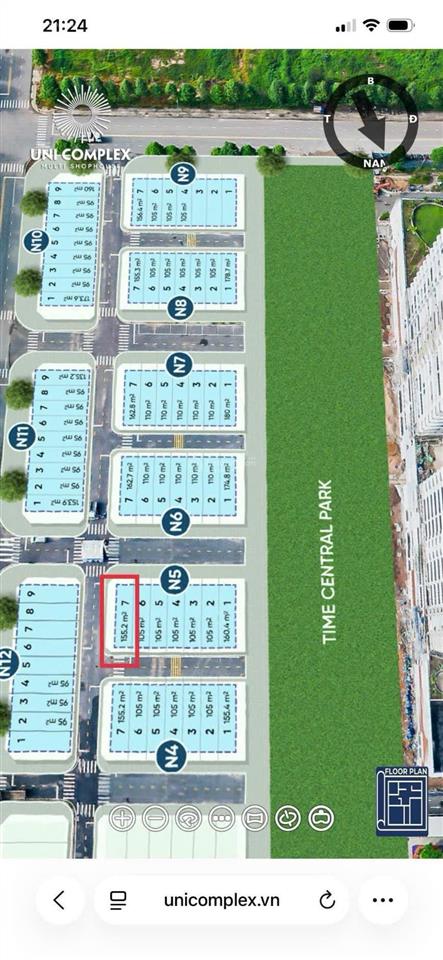 Nhà phố thương mại uni complex thành phố mới cách ga metro 500m gần siêu thị aeon mall, cổng vsip2