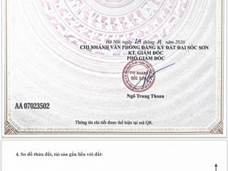 Bán đất 106,6m2 tại phú thịnh, 1,65 tỷ, hàng hiếm tại minh phú, sóc sơn