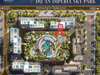 Imperia sky park s3.2602 ( 1pn+1) view nội khu