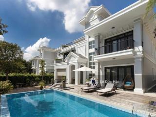 Vip cho thuê biệt thự đơn lập 580 m2 phú mỹ hưng compound 5pn có hầm và hồ bơi! 