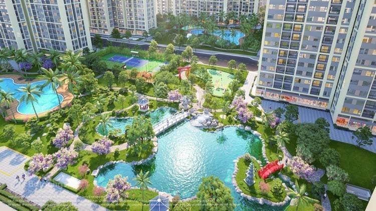Ưu đãi tt nhanh 27%  bán căn hộ 2 phòng ngủ+ the origami, voucher nt 50tr  vinhomes grand park