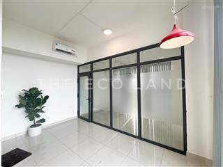 Hàng đặt biệt cho thuê văn phòng the sun avenue, có 1 phòng riêng, nội thất cơ bản bếp