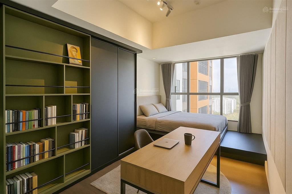 Cho thuê nhà đẹp the sun avenue  căn hộ 2 phòng ngủ 2wc, full nội thất sang trọng, ban công dài