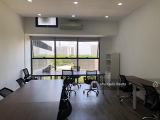 Cho thuê văn phòng làm việc officetel tại the sun avenue  có sẵn bàn ghế  diện tích 47m2